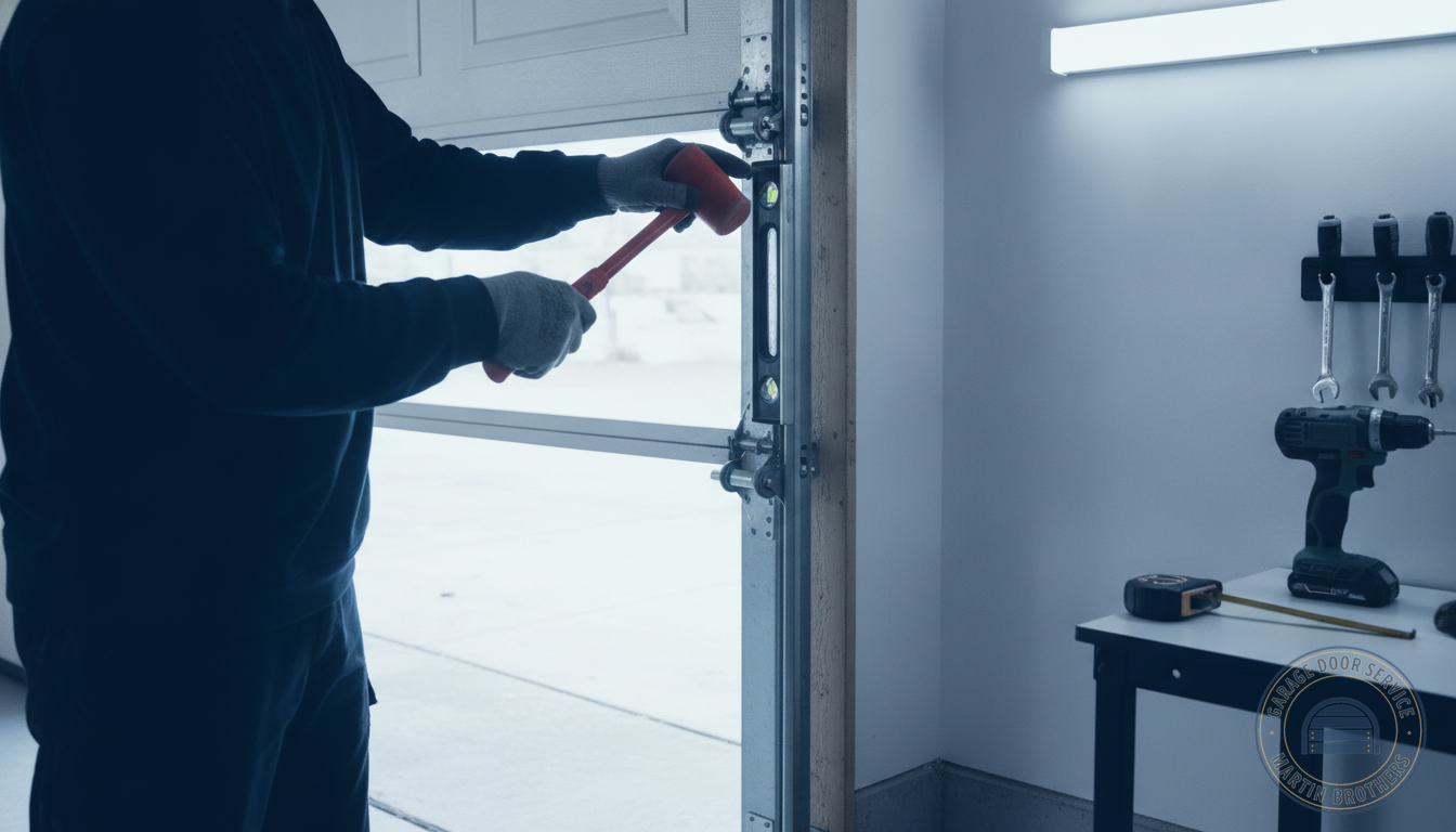 Garage Door Track Repair & Alignment